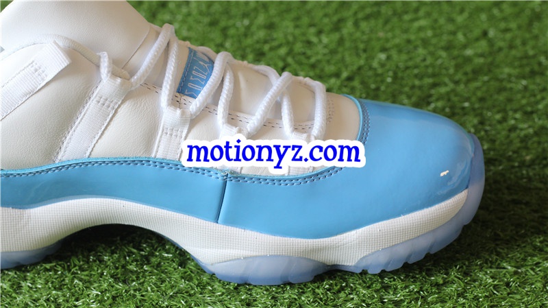 Authentic Air Jordan 11 Low Columbia Blue